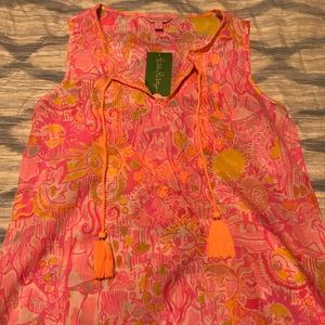 NWT - Lilly Pulitzer Lauren Top in Pink Pout